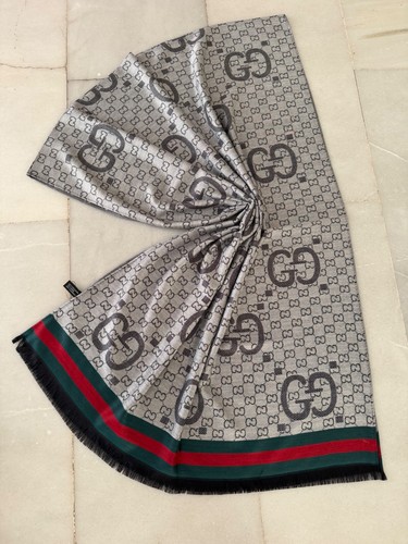 Gucci schal anthrazit grau - gucci,