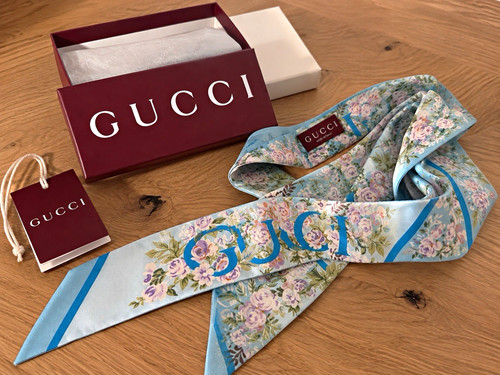 Gucci seidentuch twilly floral - gucci,